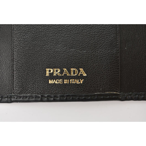 Prada Key Case 6-Row Vitello Move Black - Picture 4 of 9